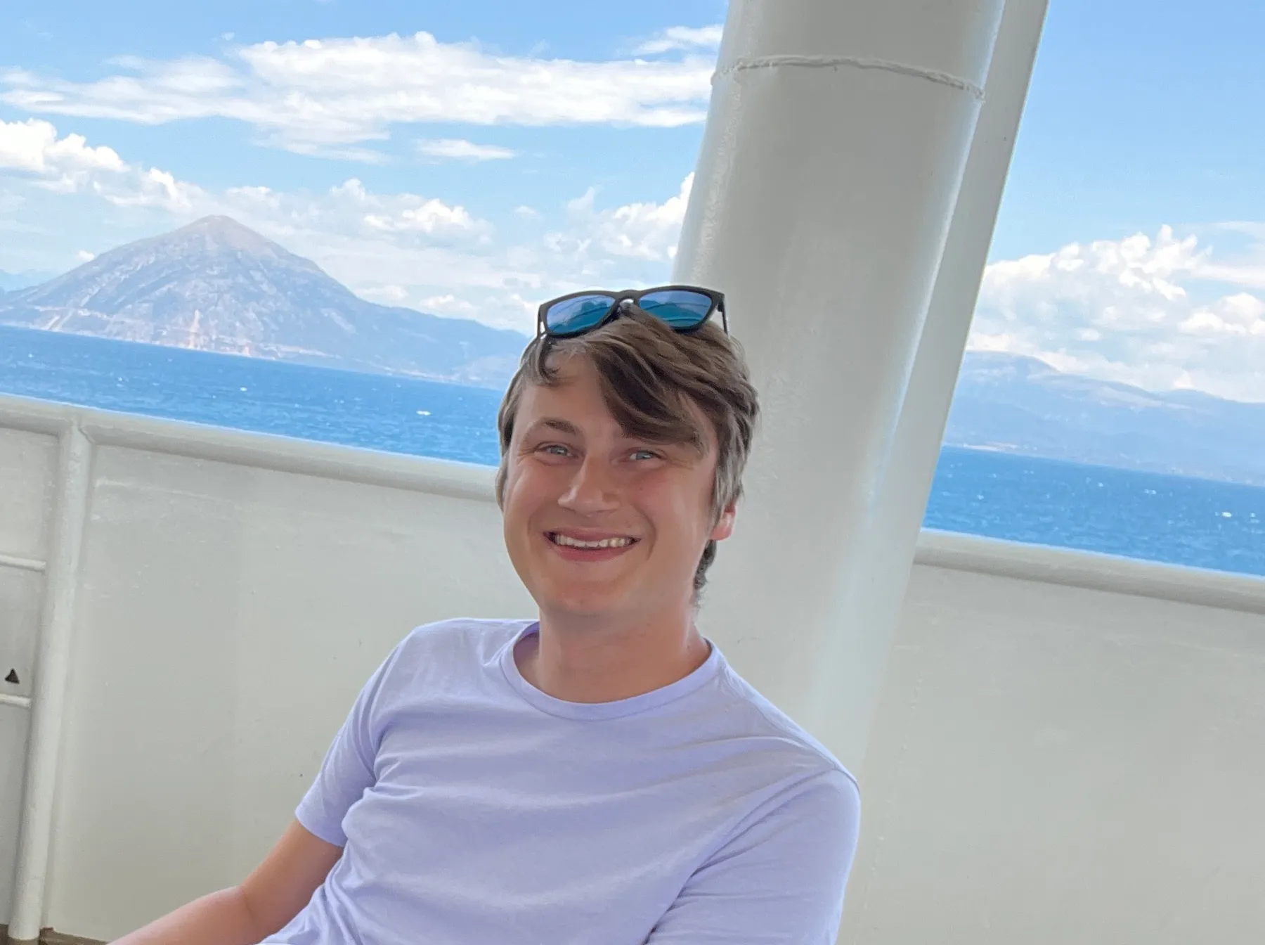 Just a picture of me on a ferry